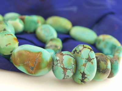 Nepalese Turquoise Bead Necklace